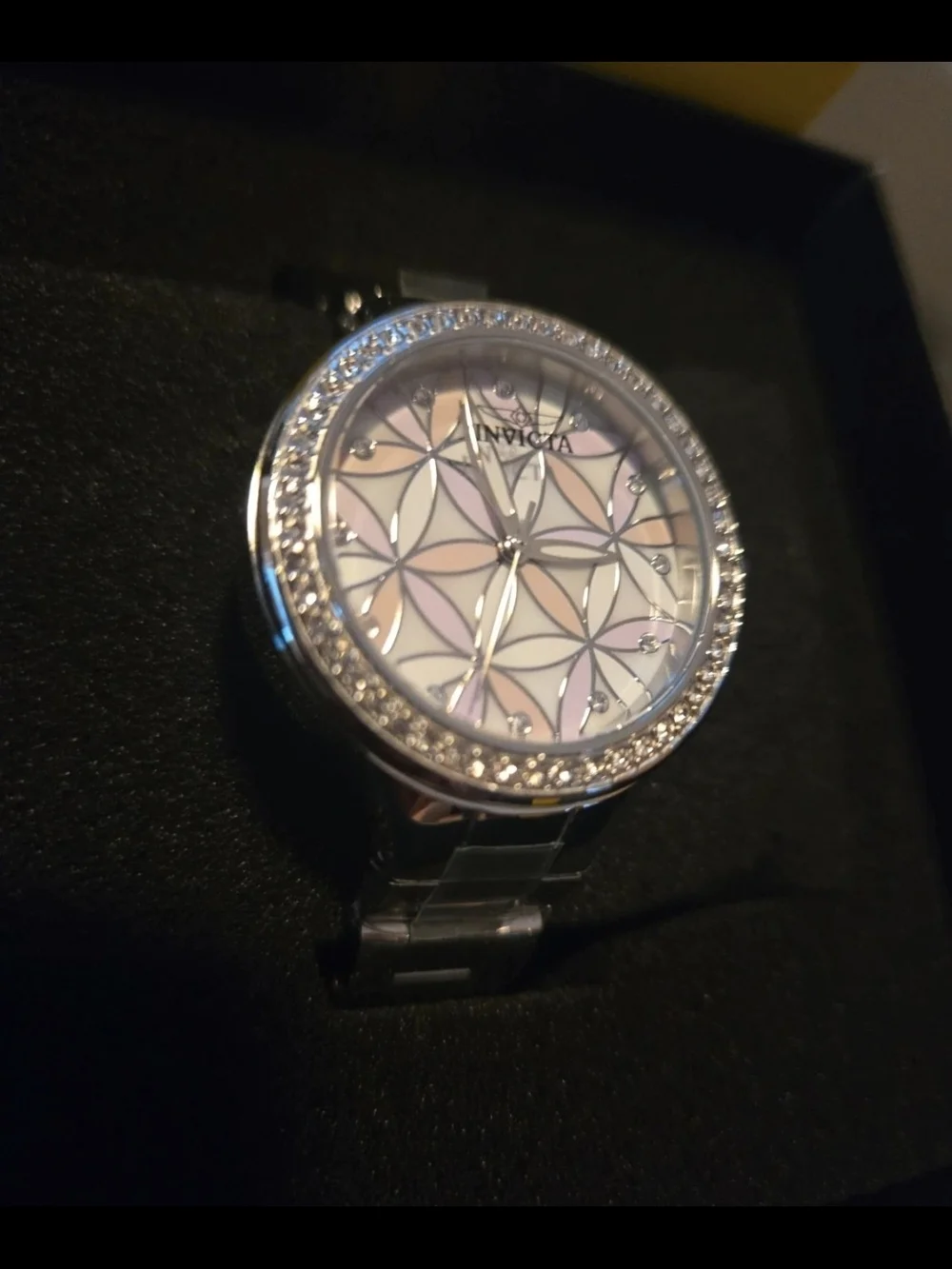 28823 Invicta Wildflower Women's Watch Silver Flower Dial 34mm